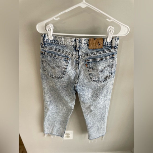 Levi’s 705 Vintage Acid Wash 1980’s Student Jeans - Size 30 - Picture 10 of 13